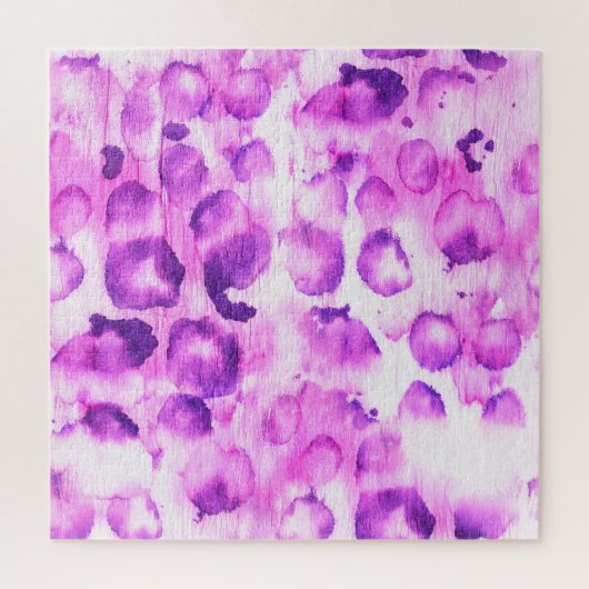 Waterverf Cheetah: Lichte dierenprint. Legpuzzel (Verticaal)