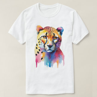 Waterverf Cheetah T-shirt