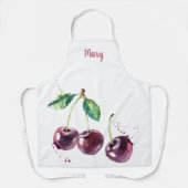 Waterverf Cherries Schort (Voorkant)