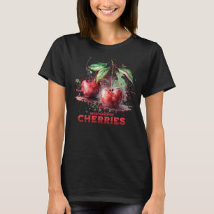 Waterverf Cherries T-shirt