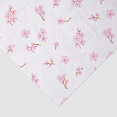 Waterverf Cherry Blossom Flowers Tissuepapier (Detail)