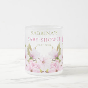 Waterverf Cherry Blossom Het is Meisje Baby shower Matglas Koffiemok