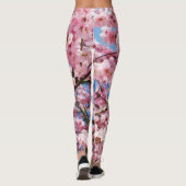 Waterverf Cherry Blossom Leggings (Achterkant)