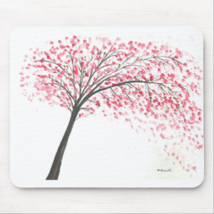 Waterverf Cherry blossom Muismat