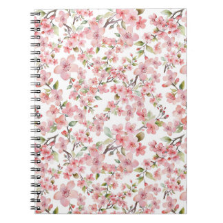 Waterverf Cherry Blossom Notitieboek