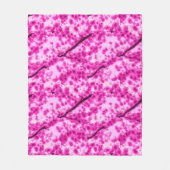 Waterverf Cherry Blossom Pattern Fleece Deken (Voorkant)