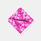 Waterverf Cherry Blossom Pattern Servet (Hoek)