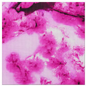 Waterverf Cherry Blossom Pattern Stof (Close Up)