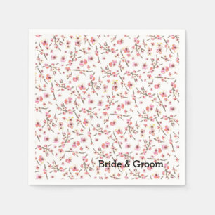 Waterverf Cherry Blossom Servet