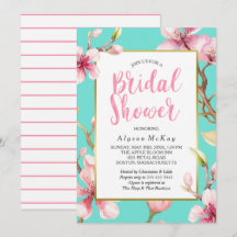 Waterverf Cherry Blossom Vrijgezellenfeest