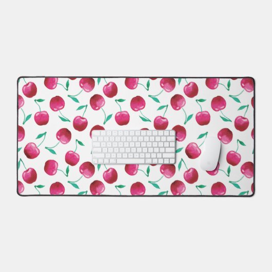 Waterverf Cherry Pattern Bureaumat (Keyboard & Muis)