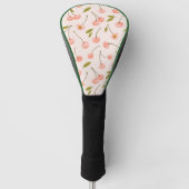 Waterverf Cherry Pattern Golfheadcover (Voorkant)