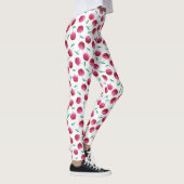 Waterverf Cherry Pattern Leggings (Rechts)