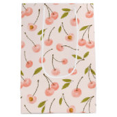 Waterverf Cherry Pattern Medium Cadeauzakje (Achterkant)