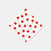 Waterverf Cherry Pattern Servet (Hoek)