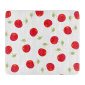 Waterverf Cherry Pattern Snijplank (Voorkant)