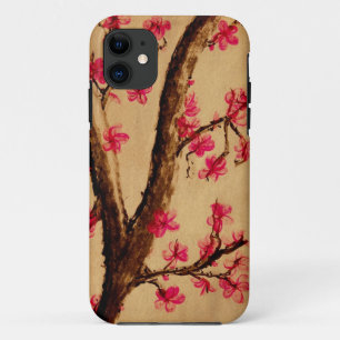 Waterverf Cherryblossom iPhone 11 Hoesje