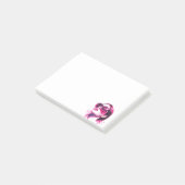 Waterverf Chic Glam Mode Vrouwenportret Post-it® Notes (Schuin)