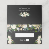 Waterverf Chic Ivory Floral String Lights Wedding (Buitenkant ongevouwen)