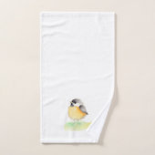 Waterverf Chickadee Bad Handdoek (Handdoek)