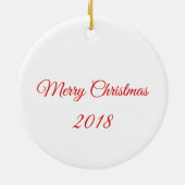 Waterverf Chickadee en Lantern Keramisch Ornament (Achterkant)