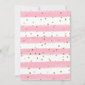 Waterverf Chicks Cake Spring Easter Baby shower Bedankkaart (Achterkant)