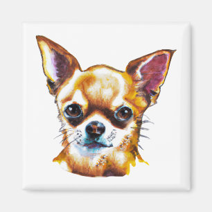 Waterverf Chihuahua Magneet