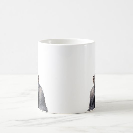 Waterverf chimpansee aap schilderen kunst koffiemok (Center)