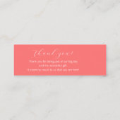 Waterverf Chinees Bruiloft Label (1x3 inch) (Achterkant)