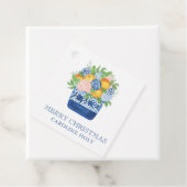 Waterverf Chinoiserie Mandarins Kerstcadeau Bedankjes Labels (In situ)