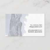 Waterverf Chiropractic Massage Therapy Visitekaartje (Achterkant)