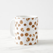 Waterverf Chocolade Chip Koekjes Koffiemok (Voorkant links)