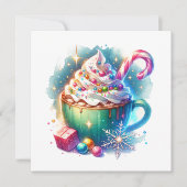 Waterverf Christmas Cup van Hot Cacao (Voorkant)