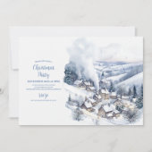 Waterverf Christmas Winter Wonderland Kaart (Voorkant)