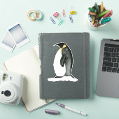 Waterverf Chubby Penguin - Vinyl Cut Sticker (iPad Cover)