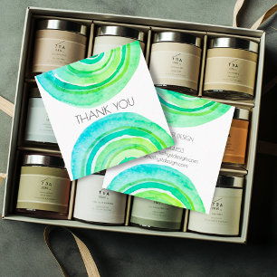 Waterverf Circle Abstracte minimalistische orde Be Vierkante Visitekaartje