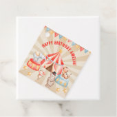 Waterverf Circus Animals Bedankjes Labels (In situ)