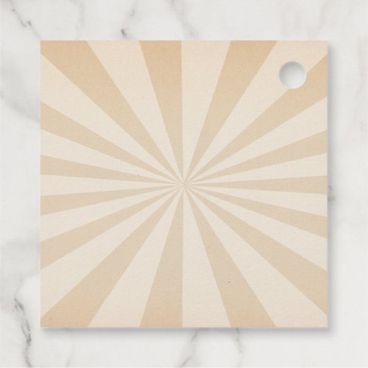 Waterverf Circus Animals Bedankjes Labels (Achterkant)