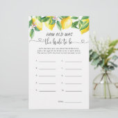 Waterverf citon Hoe oud was de bruid om mee te spe (Staand voorkant)