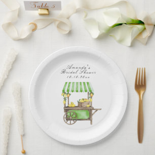 Waterverf Citroen Citroen Kar Bridal Shower Papieren Bordje