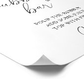 Waterverf citroen citrus modern - bruisende bar poster (Hoek)