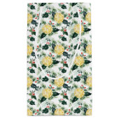 Waterverf Citroen en Holly Pattern Kerst Klein Cadeauzakje