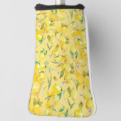 Waterverf citroen IV Golfheadcover (Draai 90)