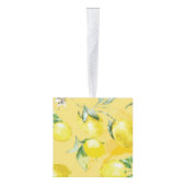 Waterverf citroen IV Kubus Ornament (Rechts)