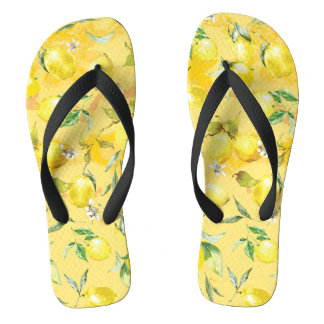 Waterverf citroen IV Teenslippers