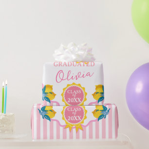 Waterverf Citroen Net Afgestudeerd Feest Klas 26  Cadeaupapier