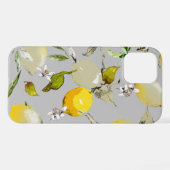 Waterverf citroenen 18 iPhone hoesje (Achterkant horizontaal)