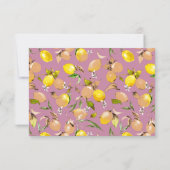 Waterverf citroenen 25 kaart (Achterkant)