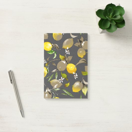 Waterverf citroenen 35 post-it® notes (Kantoor)