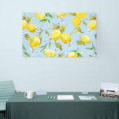 Waterverf citroenen 4 spandoek (Beurs)